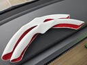 YZ適用tesla特斯拉model3Y方向盤套把超薄吸汗車內(nèi)裝飾改裝丫配件 Model3/Y麂皮絨方向盤套-白色 曬單實拍圖