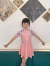 佑游兒童泳衣女孩中大童2025年新款連體女孩小公主游泳衣寶寶夏季泳裝 粉色（帶獨立底褲） 130 3XL高130-140cm體重60-70斤 曬單實拍圖