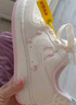 耐克NIKE緩震板鞋女空軍一號 AIR FORCE 1運(yùn)動(dòng)鞋HV5992-111白粉37.5 曬單實(shí)拍圖