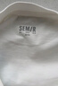 森馬（Semir）長袖T恤男純棉2025春季打底上衣純色基礎(chǔ)百搭情侶款109925101201 曬單實拍圖