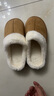 2025新款棉拖鞋女士秋冬季家居室內加絨保暖可愛(ài)少女心棉鞋外穿 8803-黃色 38 -39適合37-38 曬單實(shí)拍圖