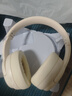 聯(lián)想（Lenovo）頭戴式無(wú)線(xiàn)藍牙耳機 游戲電競低延遲高音質(zhì)立體聲音樂(lè )通話(huà)降噪運動(dòng)耳機 30h長(cháng)續航 TH20米色 曬單實(shí)拍圖
