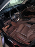 群信適用于25/26新款奔馳E300L gle350  glc300L s400真皮全包圍腳墊 栗棕色環(huán)保皮+速干毯 奔馳E260L/E300L/E350eL 曬單實(shí)拍圖