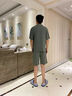頤眠冰絲睡衣男夏季2025新款涼感短袖套裝寬松大碼可外穿家居服套裝 曬單實(shí)拍圖