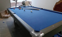 高端輕奢臺球桌標準成人黑八臺球桌家用臺球桌多功能三合一臺球桌 8尺 自動(dòng)回球豪華臺白藍 曬單實(shí)拍圖