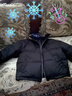 德瑪納【踏雪而行】冬季款立領(lǐng)90鴨絨戶外長(zhǎng)袖羽絨服女短款 碳黑 S  曬單實(shí)拍圖