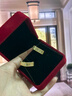 oivsy925純銀耳環(huán)女耳扣金西太后土星耳釘夾款方圈耳夾裝飾耳圈禮物 銀耳環(huán)【s925銀+鋯石+K金】一對 定制版2 曬單實(shí)拍圖