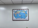 佐羅曼客廳裝飾畫沙發(fā)背景墻掛畫2025最新款世界中國地圖辦公室畫掛墻壁 世界地圖 120*88cm 雅致紅木色邊框 曬單實(shí)拍圖