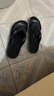 卡駱馳（CROCS）貝雅卡駱班運動(dòng)拖鞋男鞋女鞋居家?jiàn)A腳平底人字拖鞋|205393 黑色/白色-066 44 (280mm) 曬單實(shí)拍圖