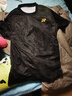 尤尼克斯（YONEX）羽毛球服運(yùn)動(dòng)服T恤上衣短袖透氣 男款-115071BCR-黑  L  曬單實(shí)拍圖