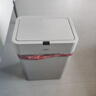 得力（deli）智能感應(yīng)廚房垃圾桶電動廁所垃圾桶衛(wèi)生間夾縫自動翻蓋垃圾桶家庭辦公兩用 大號15L 曬單實拍圖