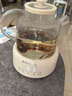 小質養(yǎng)生壺0膠水0金屬全玻璃花茶壺恒溫壺煮茶器辦公室熱牛奶神器1L保溫壺家用燒水壺電熱水壺YSH10 曬單實拍圖