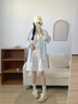迪芙斯德訓鞋女2025春夏新款厚底休閑鞋復古輕便運動女鞋 黃色 38 曬單實拍圖