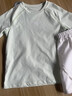 優(yōu)優(yōu)1點(diǎn)（Yoyo one）兒童網(wǎng)球服夏季速干衣短袖2025新款女童運(yùn)動(dòng)套裝羽毛球訓(xùn)練服透氣 18530白色+19146綠色 130 曬單實(shí)拍圖