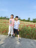 G.DUCKKIDS女童短袖套裝夏裝2025新款t恤半袖上衣中大童女裝夏季女孩兒童裝 粉色套裝 【T恤+褲子】 150 cm 曬單實拍圖