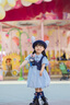 可英 GOWINBABY女童連衣裙2025夏季女孩裙時尚女寶兔子公仔連衣裙兒童洋氣公主裙 藍色 110 （適合身高100cm-110cm） 曬單實拍圖