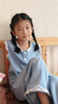 G.DUCKKIDS小黃鴨女童夏裝牛仔套裝2025新款兒童闊腿褲兩件套寶寶夏季衣服 淺藍色 120 (建議105-115cm 4-5.2周歲) 曬單實拍圖