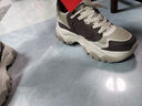 特步情侶運動(dòng)休閑鞋男女鞋【嗨6】?jì)仍龈?厘米鞋足弓支撐輕便老爹鞋 曬單實(shí)拍圖