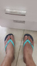 新款男士人字拖2025夏季防滑戶外涼拖夾腳夾板鞋男學(xué)生休閑沙灘鞋 藍(lán)藍(lán) 40-41 曬單實(shí)拍圖