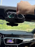 適用奧迪A6L車載眼鏡盒車頂墨鏡夾太陽眼鏡翻毛皮收納改裝內(nèi)飾品 適用19-25款A(yù)6L車載眼鏡盒-黑 曬單實(shí)拍圖
