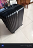 新秀麗（Samsonite）行李箱25英寸拉桿箱豎條紋大容量旅行箱包托運(yùn)密碼箱黑色GU9 曬單實(shí)拍圖