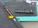 羅技（Logitech）K400Plus無線鍵盤觸控 安卓智能電視電腦筆記本辦公鍵盤 觸摸面板無線觸控鍵盤電池緊湊型即插即用 黑色 曬單實拍圖