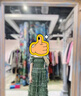 LULUALWAYS【商場(chǎng)同款】25夏季新款經(jīng)典復(fù)古綠提花女神蛋糕連衣裙 綠色 S 曬單實(shí)拍圖