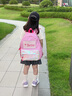 GERM芭比書(shū)包初高中大學(xué)生女孩大容量電腦包通勤旅行包休閑雙肩背包 淡粉【可放14寸筆記本】 曬單實(shí)拍圖