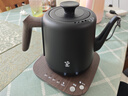 鳴盞燒水壺泡茶 電熱水壺功夫茶壺電茶爐 茶藝師專用電茶壺 智能恒溫茶具磨砂MZ152A黑色 曬單實(shí)拍圖