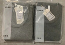 紅豆內(nèi)衣男純棉秋衣秋褲男打底圓領薄款情侶保暖內(nèi)衣 淺銀灰 曬單實拍圖