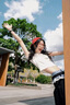 拼接花邊休閑西裝褲女夏季2025新款寬松慵懶風(fēng)直筒褲子拖地闊腿褲 黑色 L 曬單實(shí)拍圖