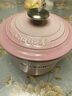 酷彩（Le Creuset）琺瑯鍋法國進(jìn)口鑄鐵燜煮鍋湯鍋燉鍋煮粥多功能家用小號(hào)18cm貝殼粉 曬單實(shí)拍圖