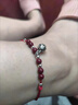 芯奢鈴鐺腳鏈女潮本命年紅繩腳繩中國風(fēng)足鏈情人節七夕生日禮物送女友 紅繩 曬單實(shí)拍圖