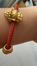 周生生七夕足金Charme串珠招財金元寶黃金轉(zhuǎn)運珠 不含手鏈90838C定價 曬單實拍圖