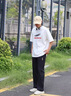 洛夫倫大碼冰絲薄款休閑褲男士2025夏季新款透氣胖子寬松直筒運(yùn)動(dòng)休閑褲 黑色 薄款 4XL 適合190-210斤 曬單實(shí)拍圖