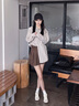 CAMILA KSENIA德訓(xùn)鞋女士2025新款夏季小白鞋平底防滑耐磨阿甘女鞋運動休閑鞋子 米白色 37 曬單實拍圖