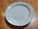 琺寶（staub）松露白陶瓷家用飯碗盤(pán)子餐盤(pán)圓盤(pán)平盤(pán)深盤(pán)馬克杯碟餐具魚(yú)盤(pán)咖喱盤(pán) 松露白陶瓷深盤(pán)22cm 1頭 曬單實(shí)拍圖