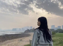 Jret辣妹短款牛仔外套女春秋新款設(shè)計(jì)感小眾寬松百搭淺藍(lán)色夾克牛仔衣 藍(lán)色 M 曬單實(shí)拍圖