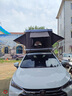 冠時(shí)代車(chē)頂帳篷戶(hù)外全自動(dòng)液壓升降suv小轎車(chē)自駕游折疊速開(kāi)車(chē)載帳篷 中號黑色+卡其帆布+橫桿 曬單實(shí)拍圖