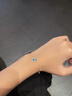 中國黃金（CHINA GOLD）S925銀月光魚尾手鏈女款輕奢小眾情人節(jié)生日禮物送女友老婆愛人 【今/次日達】月光魚尾手鏈 曬單實拍圖