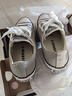 匡威（Converse）官方 All Star春上新男女運動低幫帆布鞋云霧灰灰色A06565C A06565C 36.5 曬單實拍圖