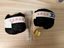 縫被子線 優(yōu)質(zhì)家用手縫棉線 diy手工針線 傳統(tǒng)粗線棉線     +18 黑色線2卷（送頂針+5枚針） 曬單實(shí)拍圖