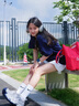 CAMILA KSENIA官網(wǎng)小c&k老爹鞋女2025新款夏季休閑百搭厚底港風(fēng)增高網(wǎng)面運動鞋 灰藍色 36 曬單實拍圖