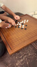 尋弈云子大號圍棋棋盤(pán)實(shí)木套裝五子棋圍棋象棋二三合一棋盤(pán)兒童 棋盤(pán)+麒麟罐+仿玉子（含象棋） 曬單實(shí)拍圖