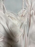 MOXTOC性感睡衣女夏季冰絲純欲風(fēng)超長(cháng)款吊帶睡裙帶胸墊家居服兩件套 粉色 L （建議100~120斤） 曬單實(shí)拍圖