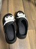 Semir女鞋洞洞鞋女夏季休閑一腳蹬沙灘拖鞋涼鞋女SSM252009 黑色 37-38 曬單實(shí)拍圖