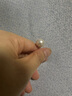 京潤珍珠初思925銀淡水珍珠耳釘圓形基礎(chǔ)款珍珠耳飾自戴實(shí)用生日送禮 曬單實(shí)拍圖