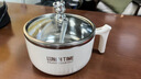 不銹鋼泡面碗帶蓋碗學(xué)生宿舍用泡面神器大容量可瀝水飯盒餐具面碗 小熊米白色1000ML 曬單實拍圖