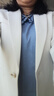 尚都比拉春秋氣質(zhì)通勤西服女士外套職業(yè)正裝簡(jiǎn)約小西裝女高級感 云霜 XL  曬單實(shí)拍圖