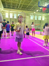 NICKYBABY女童運動速干衣套裝2025新款夏季跑步羽毛球訓練服兒童休閑網(wǎng)球服 18837紫色+18410紫色【套裝】 150 cm 曬單實拍圖
